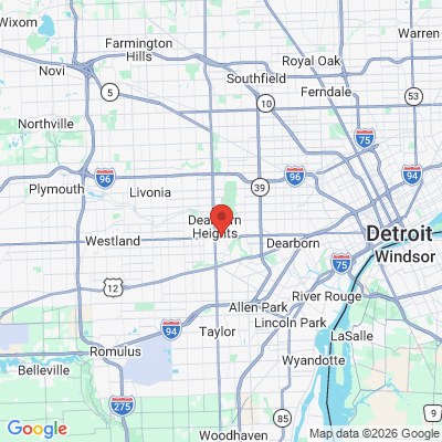 Map to  office in Dearborn, MI