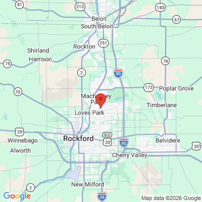 Map to  office in Loves Park, IL