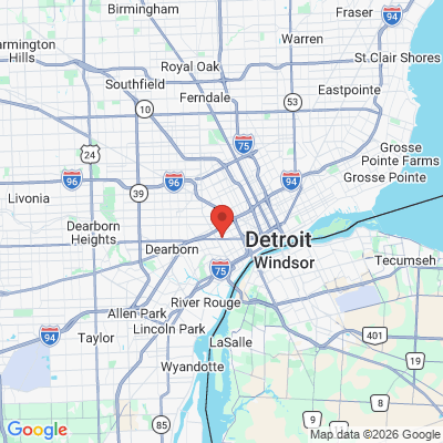 Map to  office in Detroit, MI