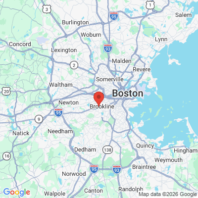 Map to  office in Brookline, MA