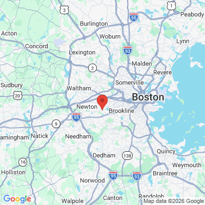 Map to  office in Chestnut Hill, MA
