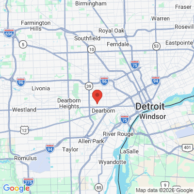 Map to  office in Dearborn, MI