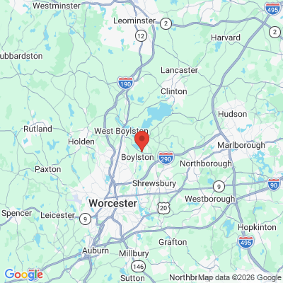 Map to  office in Boylston, MA