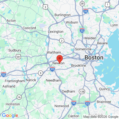 Map to  office in Newton, MA