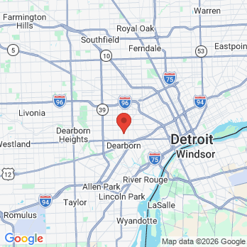 Map to Dr. Robert Guindi office in Dearborn, MI