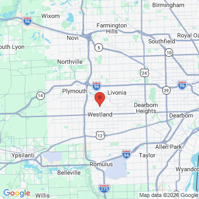 Map to  office in Westland, MI