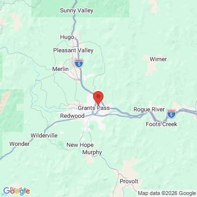 Map to  office in Grants Pass, OR