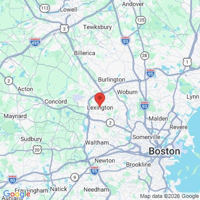 Map to  office in Lexington, MA