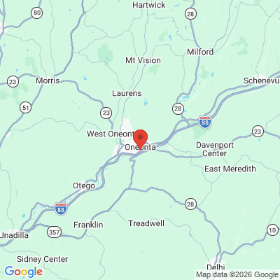 Map to  office in Oneonta, NY