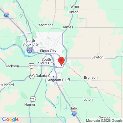 Map to  office in Sioux City, IA