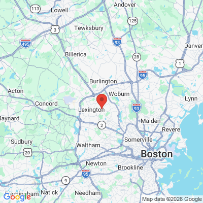 Map to  office in Lexington, MA