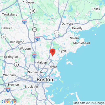 Map to  office in Saugus, MA