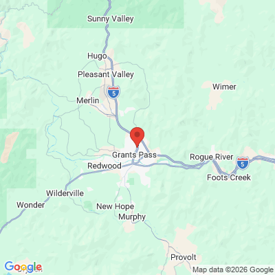Map to  office in Grants Pass, OR