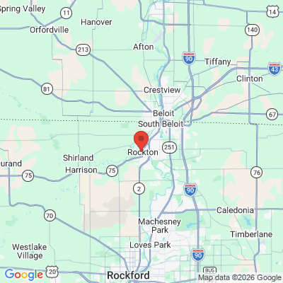Map to  office in Rockton, IL