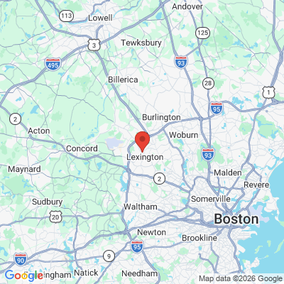 Map to  office in Lexington, MA