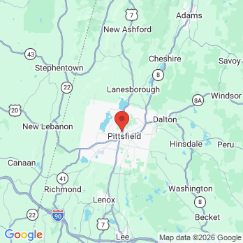 Map to CHP Neighborhood Dental Pittsfield office in Pittsfield, MA
