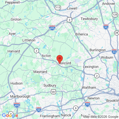 Map to  office in Concord, MA