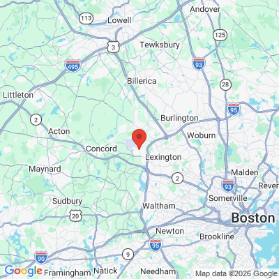 Map to  office in Hanscom Air Force Base, MA