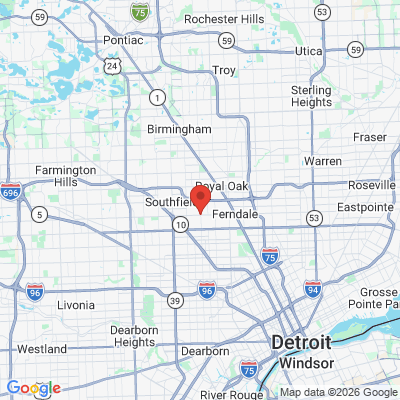 Map to  office in Oak Park, MI