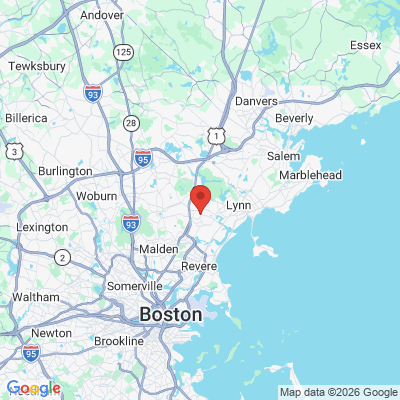 Map to  office in Saugus, MA