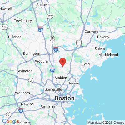 Map to  office in Melrose, MA