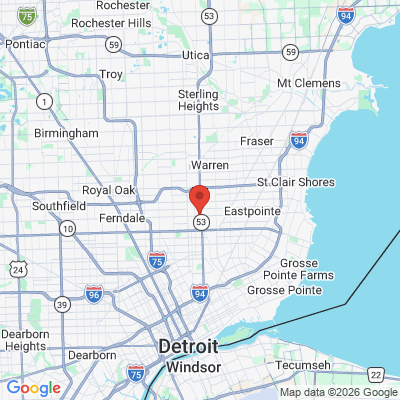 Map to  office in Warren, MI