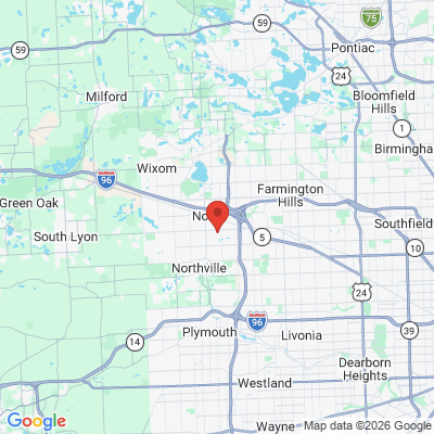 Map to  office in Novi, MI