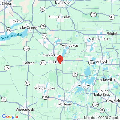 Map to  office in Richmond, IL
