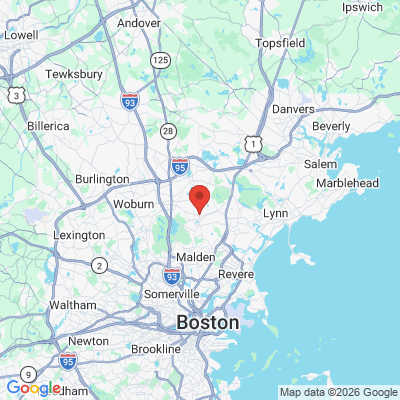 Map to  office in Melrose, MA