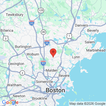 Map to Primary Office office in Melrose, MA