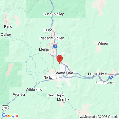 Map to  office in Grants Pass, OR
