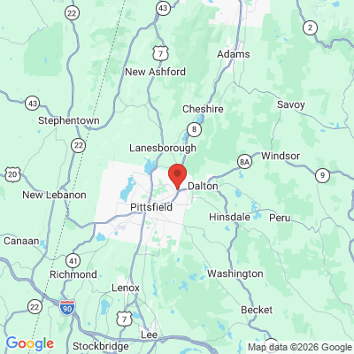 Map to  office in Pittsfield, MA