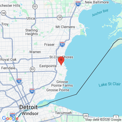 Map to  office in Saint Clair Shores, MI