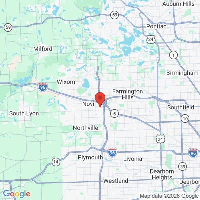 Map to  office in Novi, MI