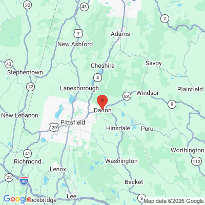 Map to  office in Dalton, MA