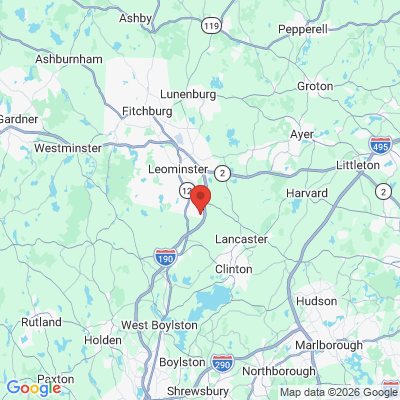 Map to  office in Leominster, MA