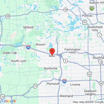 Map to  office in Novi, MI