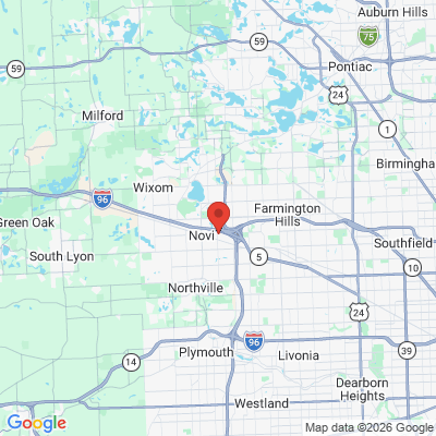 Map to  office in Novi, MI