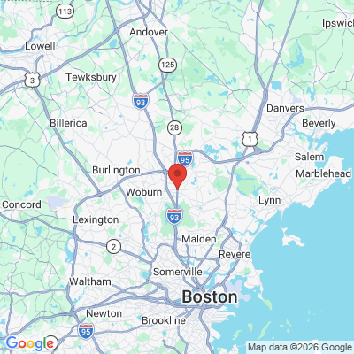 Map to  office in Stoneham, MA