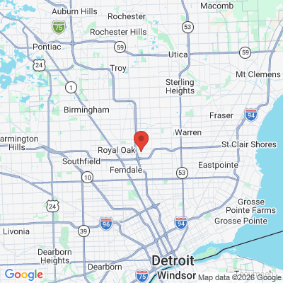 Map to  office in Madison Heights, MI