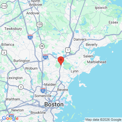 Map to  office in Saugus, MA