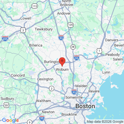 Map to  office in Woburn, MA