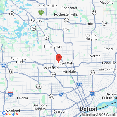 Map to  office in Berkley, MI
