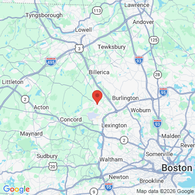Map to  office in Bedford, MA