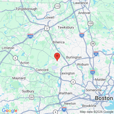 Map to  office in Bedford, MA