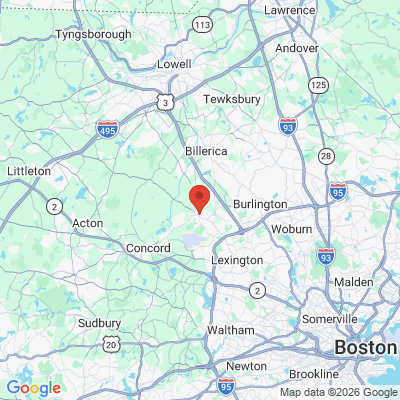 Map to  office in Bedford, MA