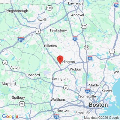 Map to  office in Burlington, MA