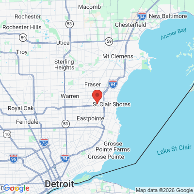 Map to  office in Roseville, MI