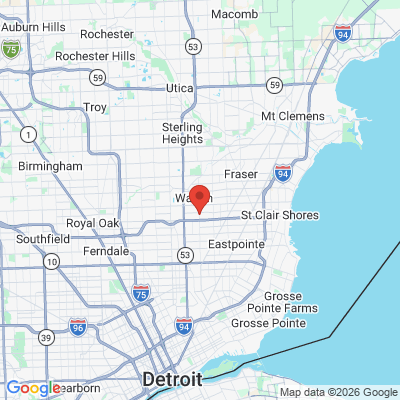 Map to  office in Warren, MI
