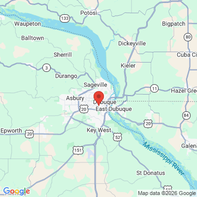Map to  office in Dubuque, IA
